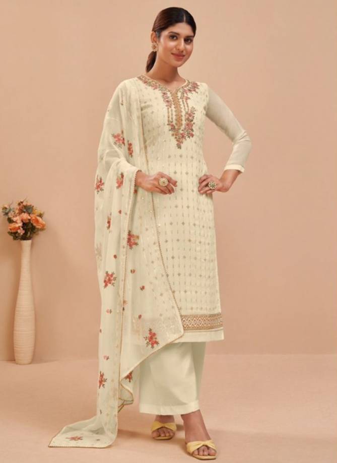 Alizeh Murad 6 Heavy Festive Wear Designer Georgette Salwar Suit Collection